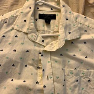 Banana republic linen short sleeve shirt